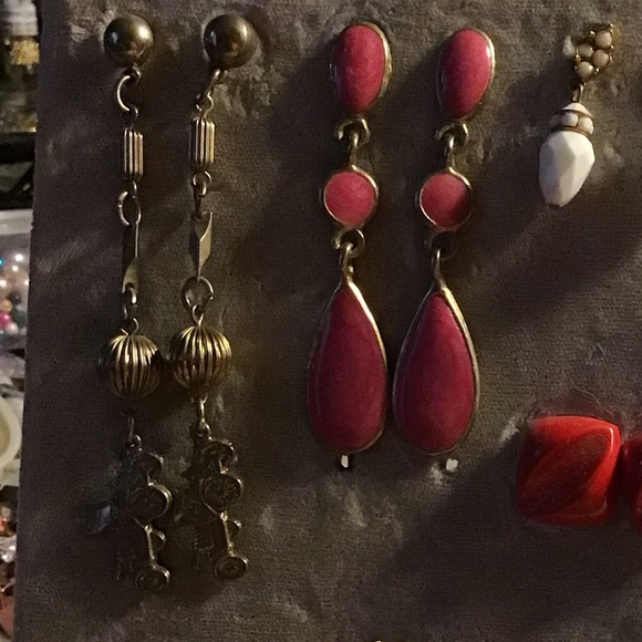 Pink and Gold DROPS on dangle earrings… - Picture 4 of 12